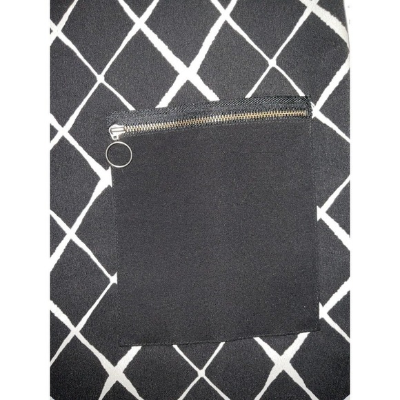 Valette Women’s Black White Sheath Dress. Patch Pockets Sz. Small - Picture 11 of 12